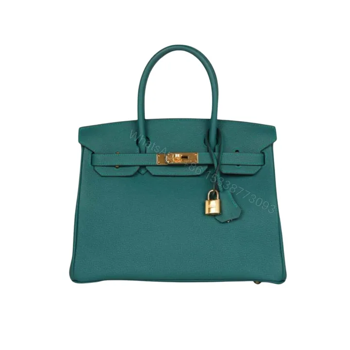 View 1 of Hermes Birkin 25 Bag Togo Malachite 25Cm