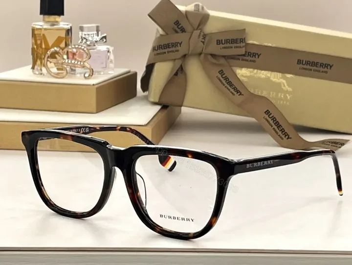 View 1 of Burberry Square Tortoiseshell Acetate Eyewear Frames