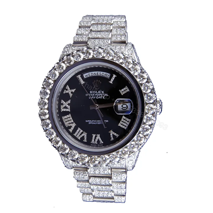 View 1 of Rolex Day-Date 218239 Fully Iced Out Replica