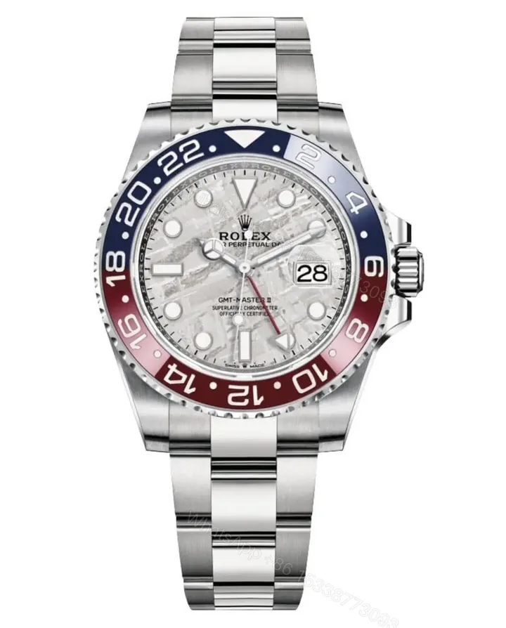 View 1 of Best Swiss Clone Rolex Replica GMT Meteorite dial
