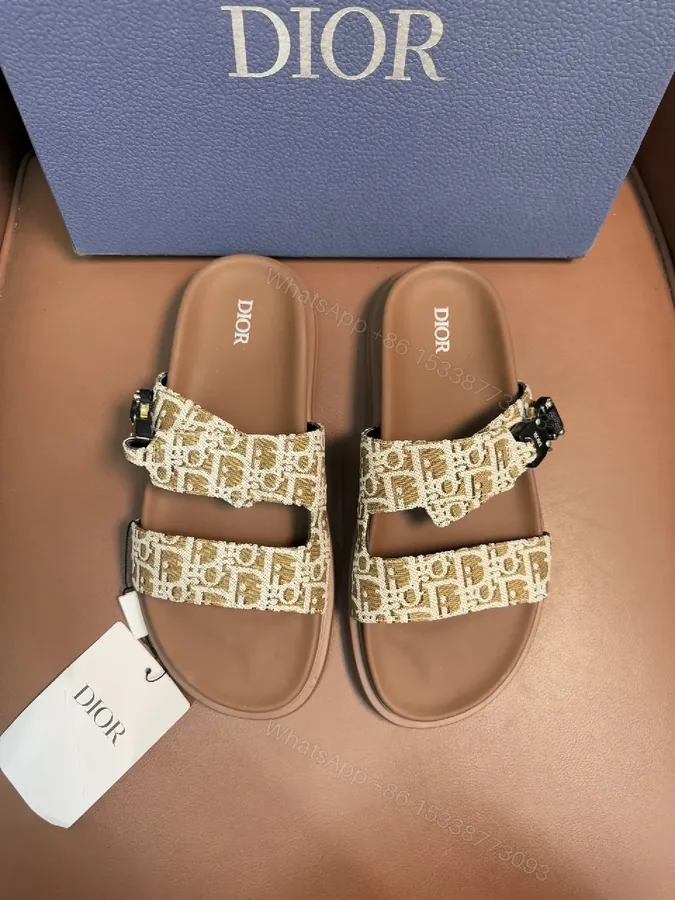 View 1 of Monogram Sandals with Signature Pattern, Adjustable Comfort, Sandal