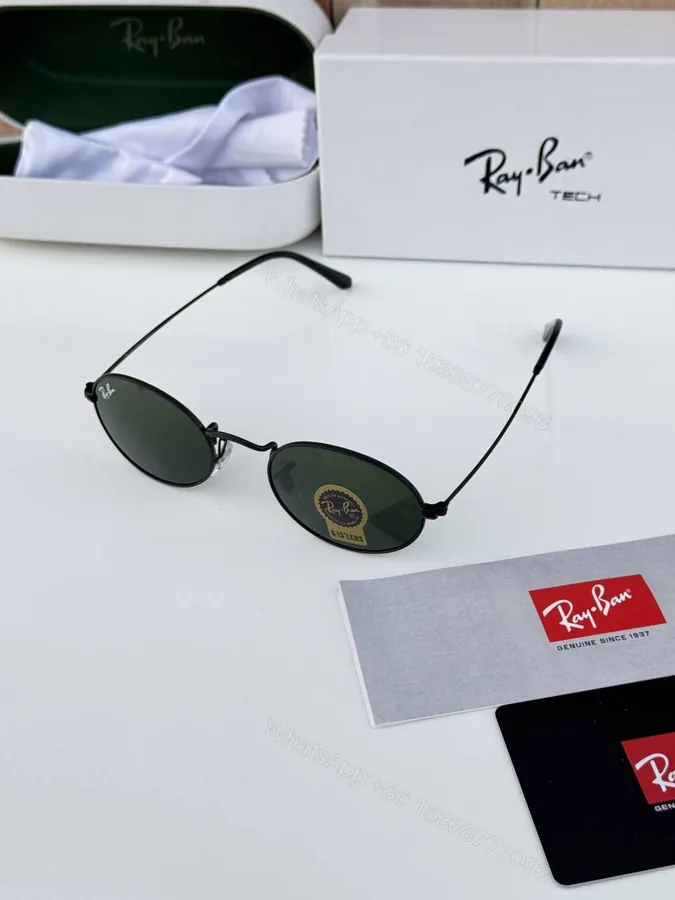 View 1 of First Copy Ray Ban RB3547 Black Green Sunglasses Online India