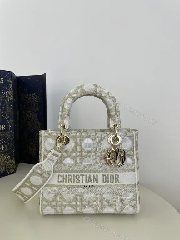 View 1 of Chic Mini Tote - Signature Dior Letters, Compact Luxury Bag