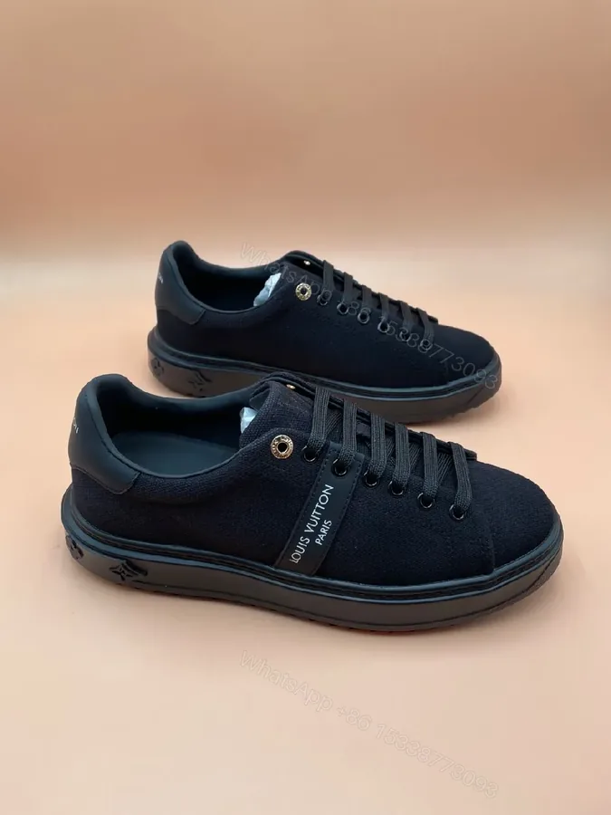 View 1 of Minimalist Black Tech-Sneaker with Luxe-Detail Comfort