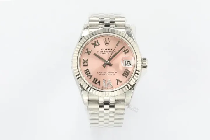View 1 of Rolex Datejust 31 Stainless Steel Fluted Jubilee Pink Roman 278274-0020