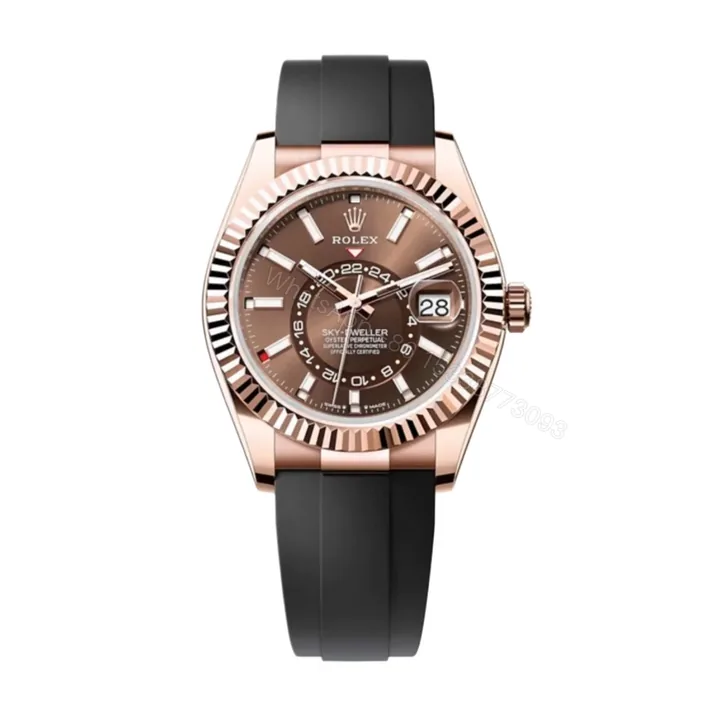 View 1 of Superclone Rolex Sky-Dweller Chocolate Dial 336235
