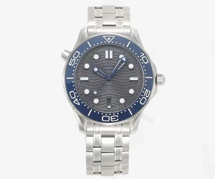 View 1 of Omega Seamaster Diver 300M Co-Axial Master Chronometer 42mm Stainless Steel Watch with Black Ceramic Bezel and Grey Dial