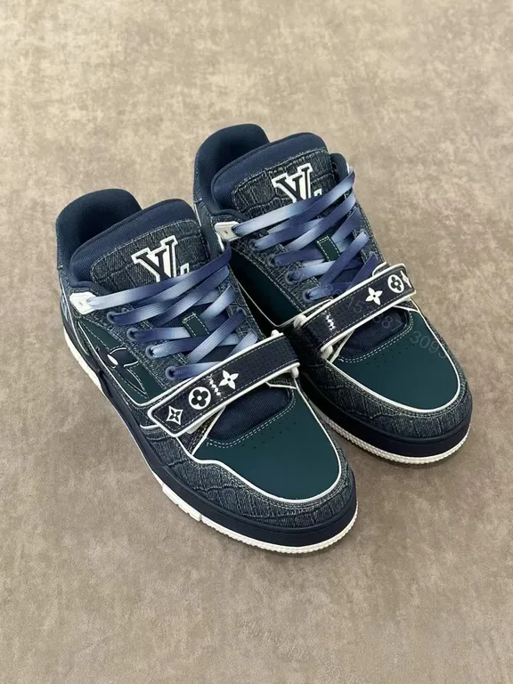 View 1 of Louis Vuitton-Inspired High-Top Sneakers: Luxe, All-Day Comfort