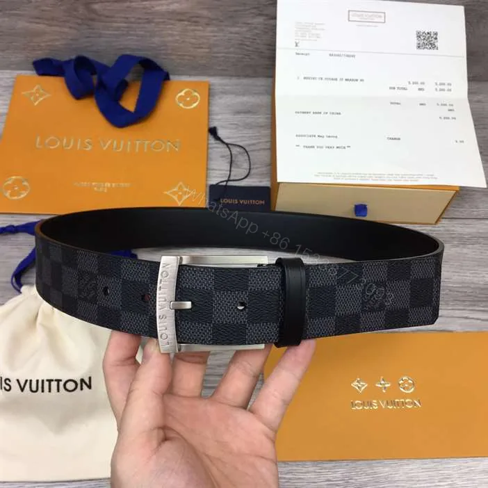 View 1 of LOUIS VUITTON DOWNTOWN 40MM BELT – B164