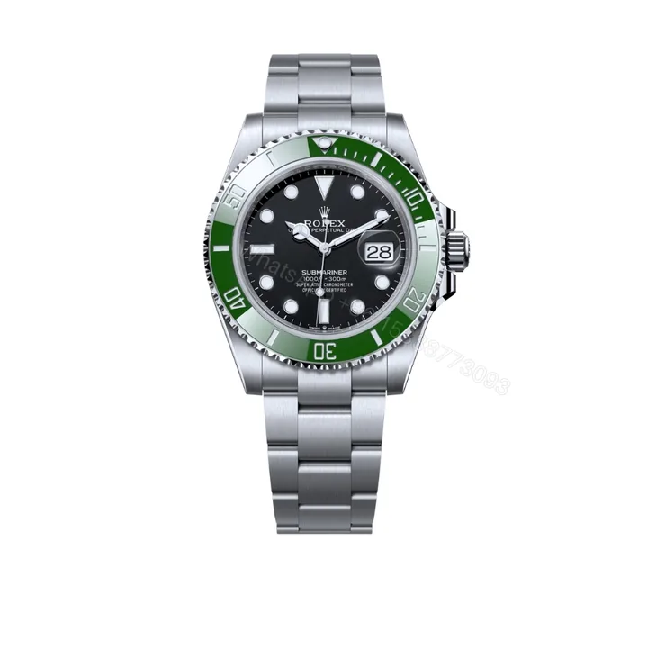 View 1 of Rolex Submariner Date Green Oystersteel 41Mm