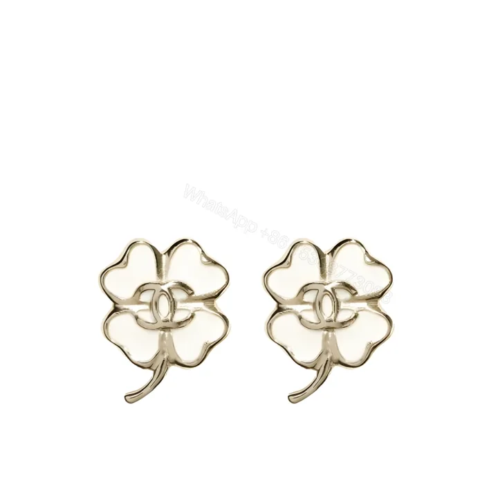 View 1 of Chanel Stud Earrings In Gold Metal With Resin Hardware Abf317 B19851 Nafgv