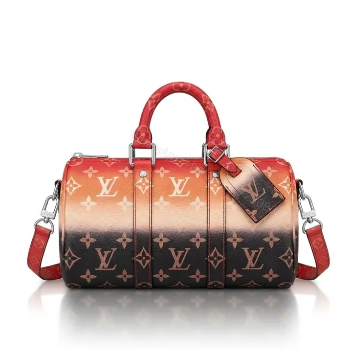 View 1 of Louis Vuitton Keepall Bandoulière 25 Orange 25Cm M28074