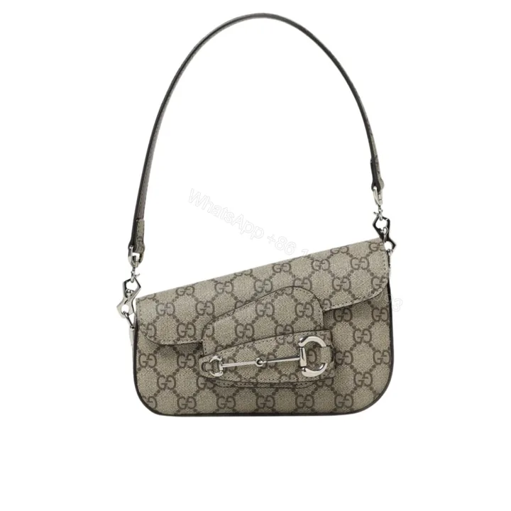 View 1 of Gucci Horsebit 1955 Small Shoulder Bag Beige 25Cm 764155 KGD0N 9742