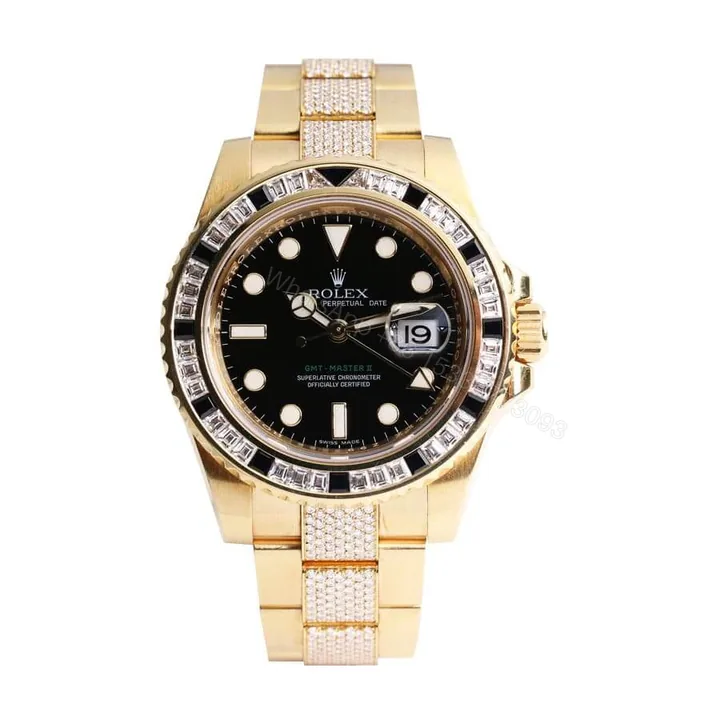 View 1 of Rolex GMT-Master II 116718LN Super Clone: Yellow Gold 40mm Overview