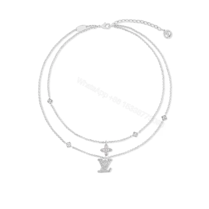 View 1 of LOUIS VUITTON LADY LV NECKLACE PALLADIM M02515