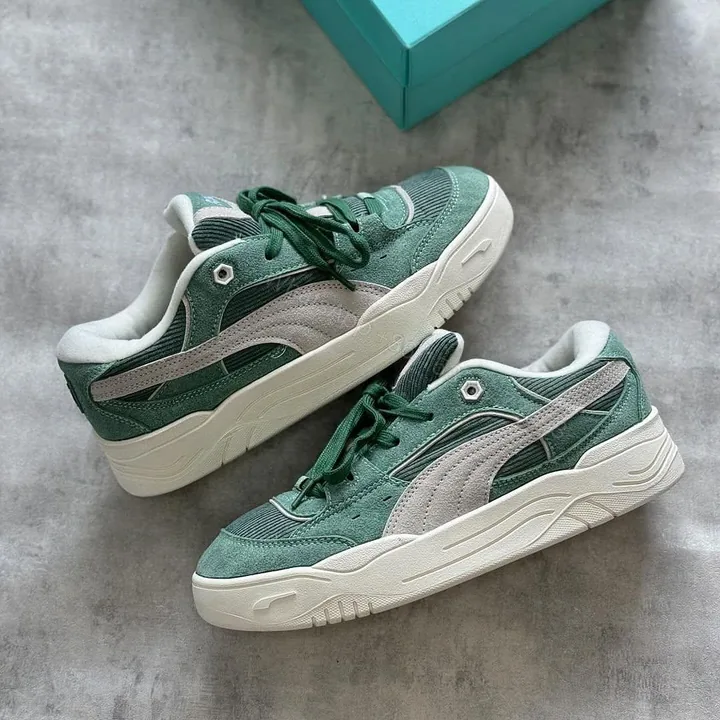 View 1 of puma green shoes italian goodyear leather on sale