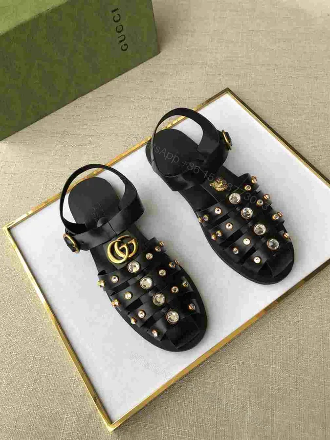 View 1 of GUCCI SANDAL WITH DOUBLE G – SDG002
