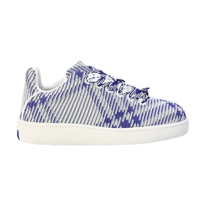 View 1 of BURBERRY CHECKED KNITTED SNEAKERS – BBR101