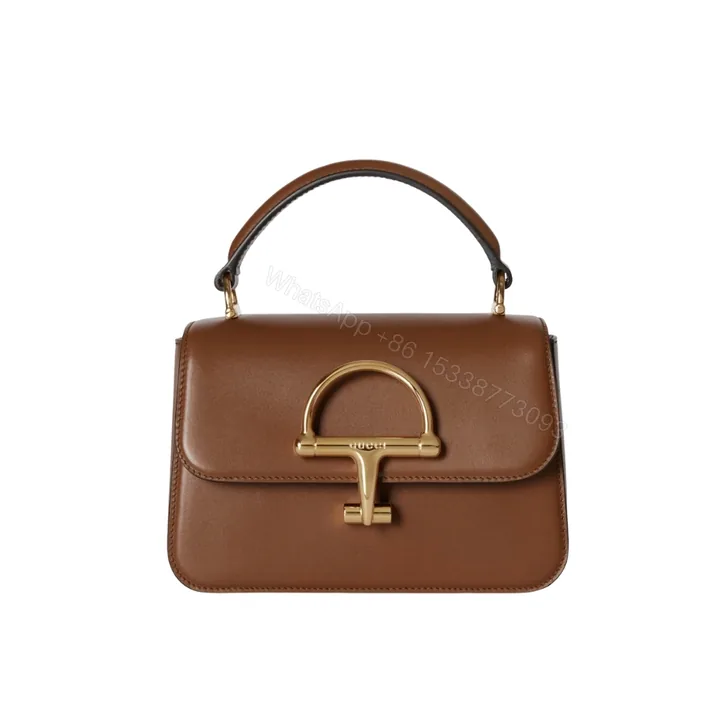 View 1 of Gucci Siena Small Top Handle Bag Brown 19Cm