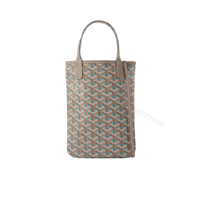 View 1 of GOYARD POITIERS CLAIRE VOIE BAG GREGE BLUE 24CM