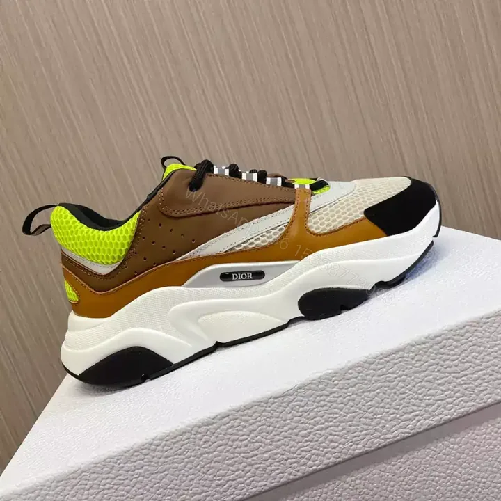 View 1 of B22 SNEAKER TECHNICAL MESH WITH AND CALFSKIN – CD129