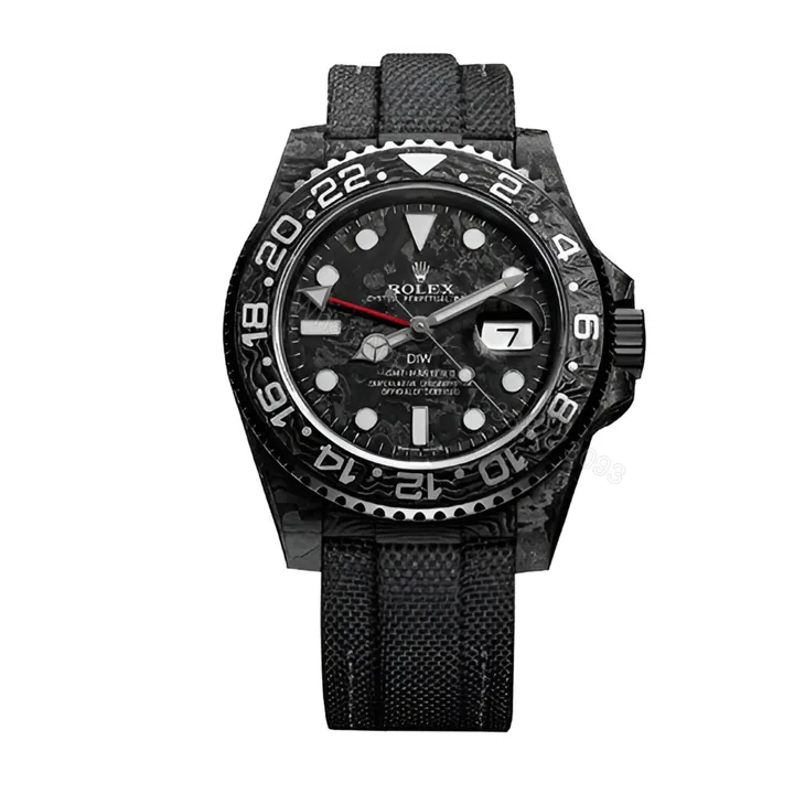 View 1 of Rolex DiW NTPT Carbon Replica