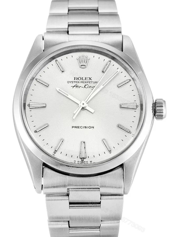View 1 of Replica Rolex Air-King Silver Dial 5500