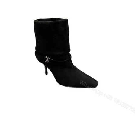 View 1 of YSL NIKI booties in suede