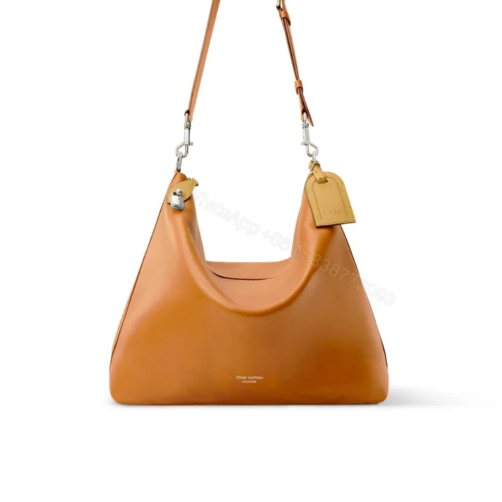 View 1 of Louis Vuitton Vagabond Hobo Bag Caramel Brown 38Cm M28392