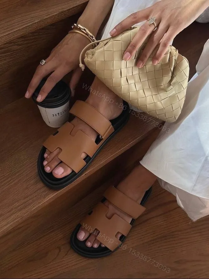 View 1 of FIRST COPY HERMES CYPRUS SANDALS FOR WOMEN