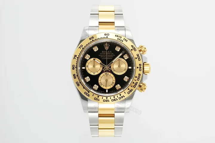 View 1 of GS Factory Clean Factory APS Daytona Black Gold Two-Tone Watch