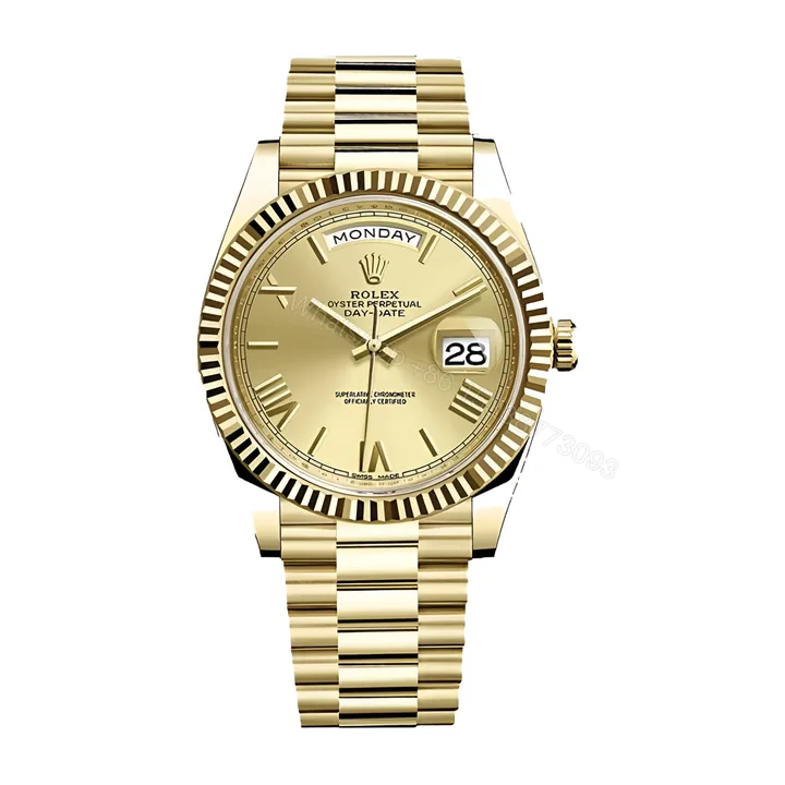 View 1 of Rolex Day-Date II 228238-0007 KW Yellow Gold Champagne Dial Replica