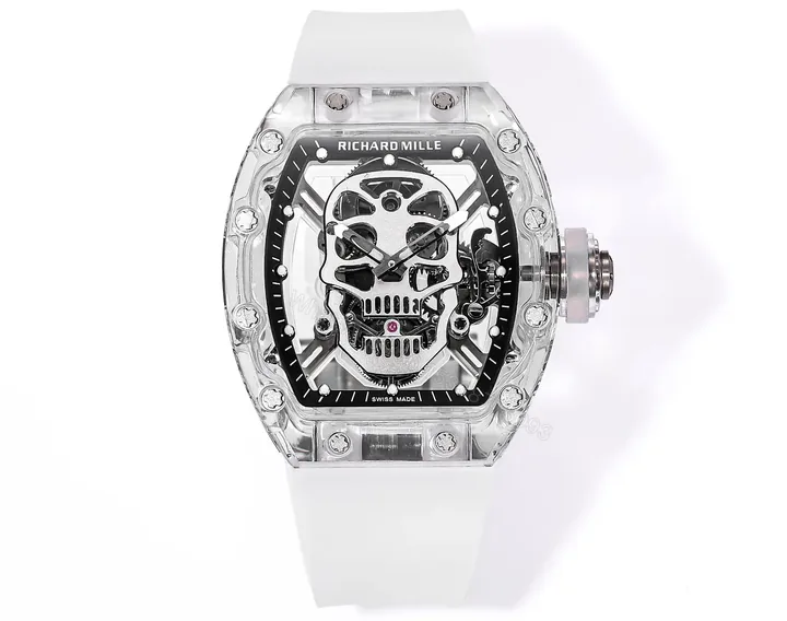 View 1 of KV Factory MS Factory Richard Mille Skull Watch – Transparent