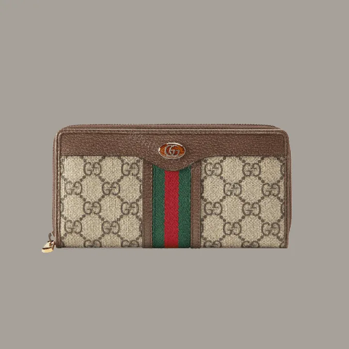 View 1 of GUCCI OPHIDIA GG ZIP AROUND WALLET