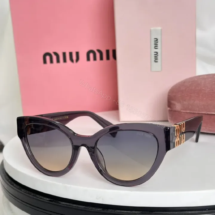 View 1 of Gradient Round Sunglasses with Luxe Logo Detailing (60 chars)