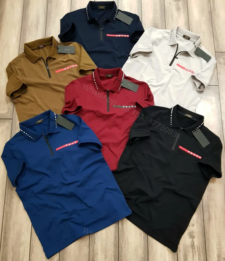 View 1 of First Copy PRADA Premium Men’s Polo T-Shirts