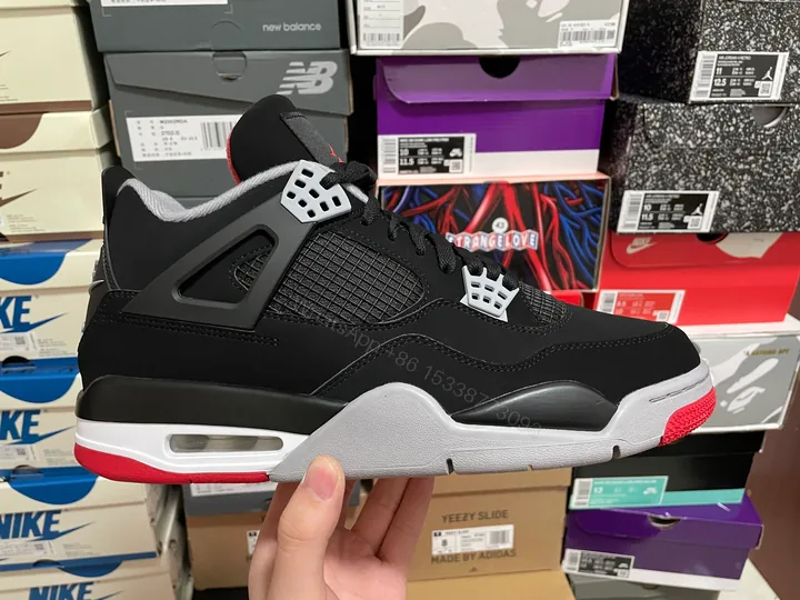 View 1 of Jordan 4 Retro Bred (2019)