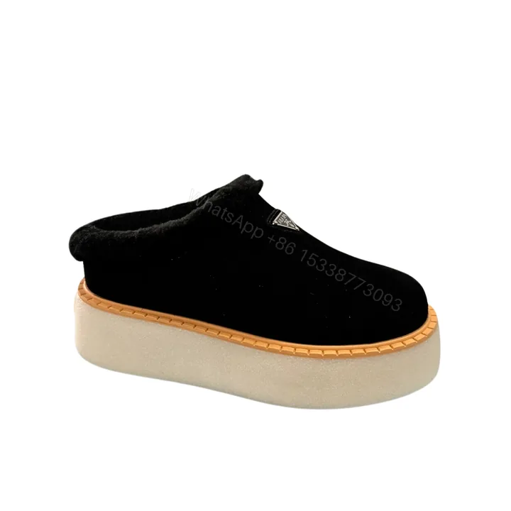 View 1 of PRADA SUEDE MULES BLACK