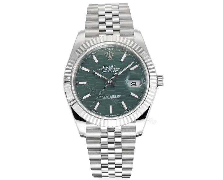 View 1 of AR Factory Clean Factory JVS Rolex Datejust Green Dial Steel Watch
