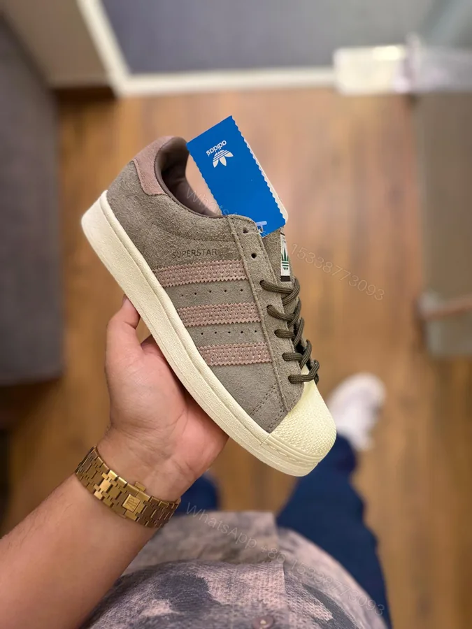 View 1 of ADIDAS ORIGINAL SUPERSTAR BROWN OFF WHITE