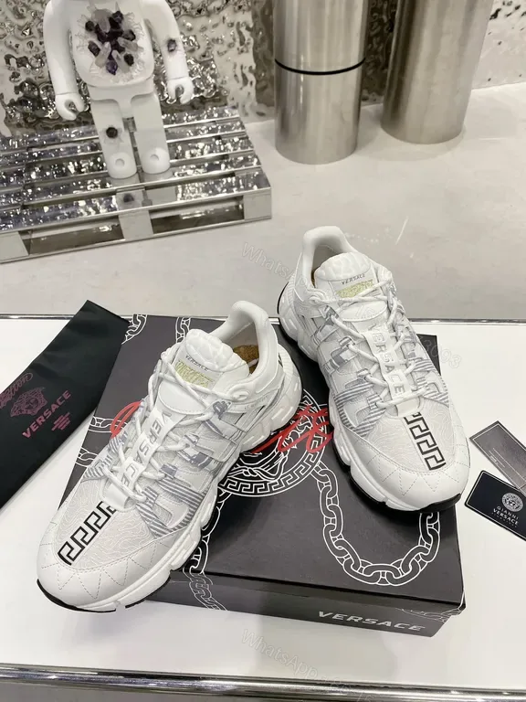 View 1 of Bold Patterned High-Tops: Luxury Leather, All-Day Comfort Sneaker