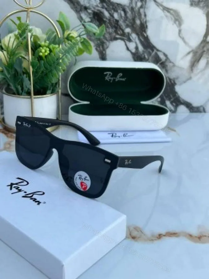 View 1 of First Copy Rayban Blaze Full Black Sunglasses