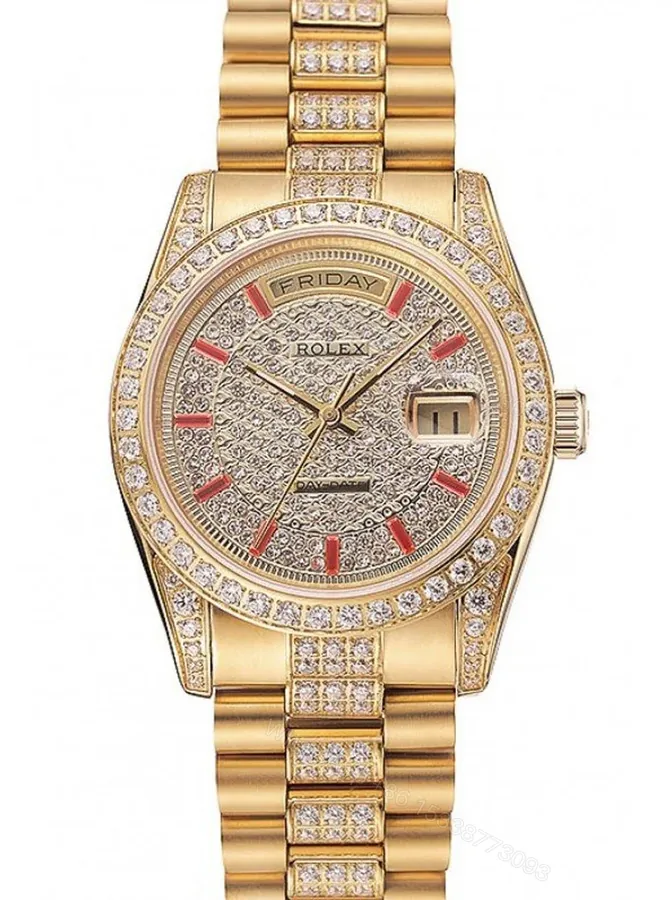 View 1 of Superclone Rolex Day-Date Gold Dial 1453960 37 mm