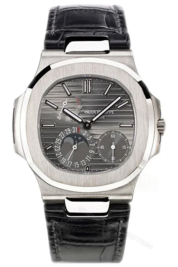 View 1 of Patek Philippe Super Clone Nautilus 5712G-001 Grey Dial Moon Phase 40MM