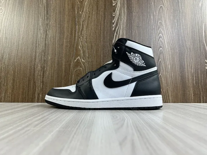 View 1 of Black & White High-Top Sneaker: Premium Comfort Court Protagonist