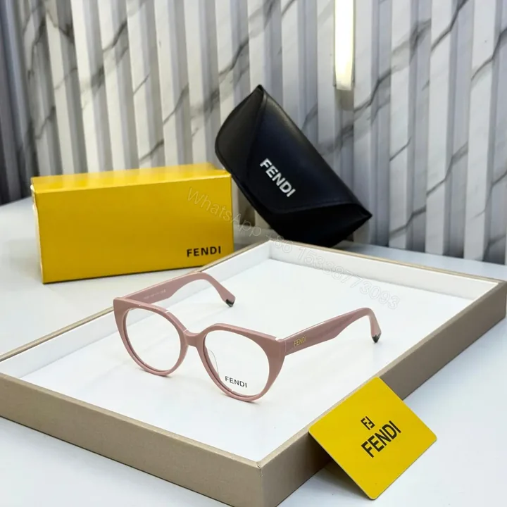 View 1 of Fendi Cateye Pink Eyeglasses UV Protection One Size