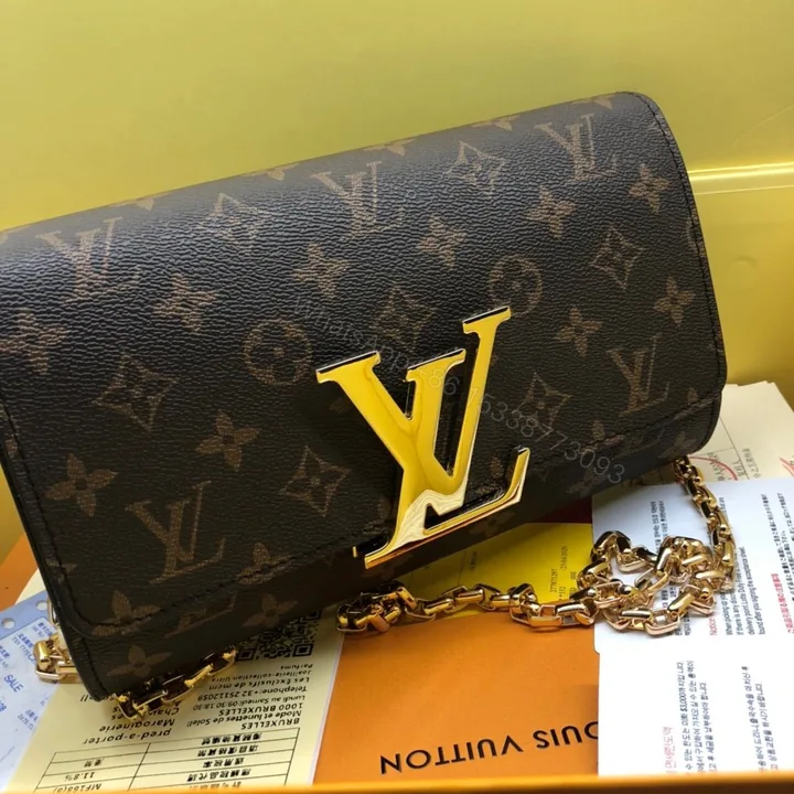 View 1 of Louis Vuitton Monogram Chain Wallet