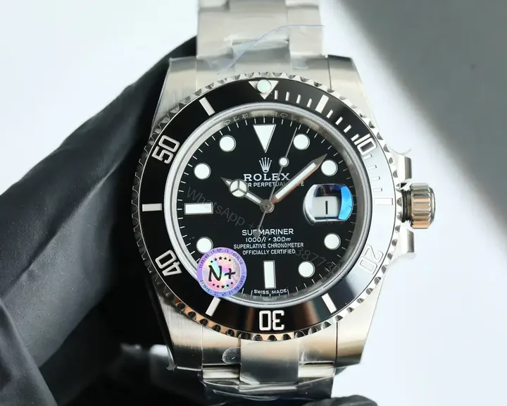 View 1 of Rolex Submariner Black Date Replica 40mm 116610ln-0001