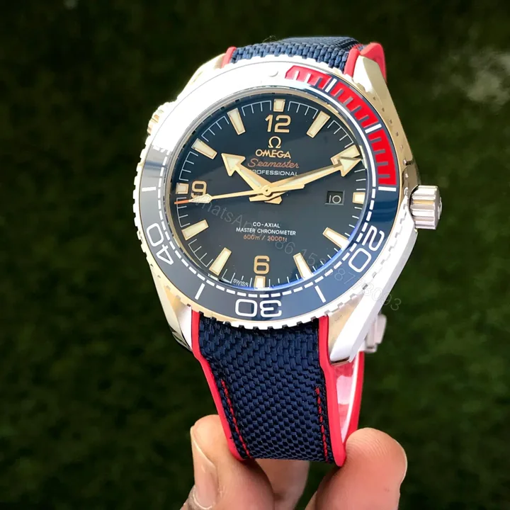 View 1 of Omega Men Swiss Automaker Domed Crystal Watch