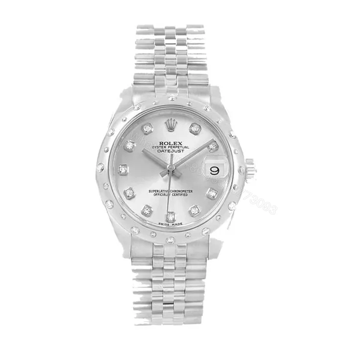 View 1 of Rolex Datejust 31 278274 Super Clone : Steel Fluted Bezel Silver Dial 31mm